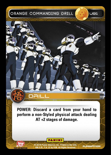 Orange Commanding Drill